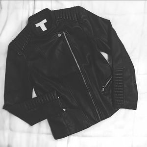 Faux Leather Jacket